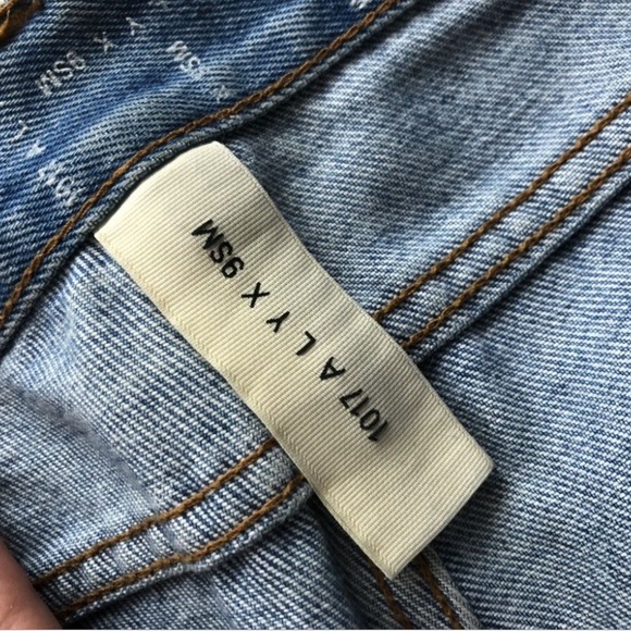 Alyx check logo cargo denim - Picture 2 of 5